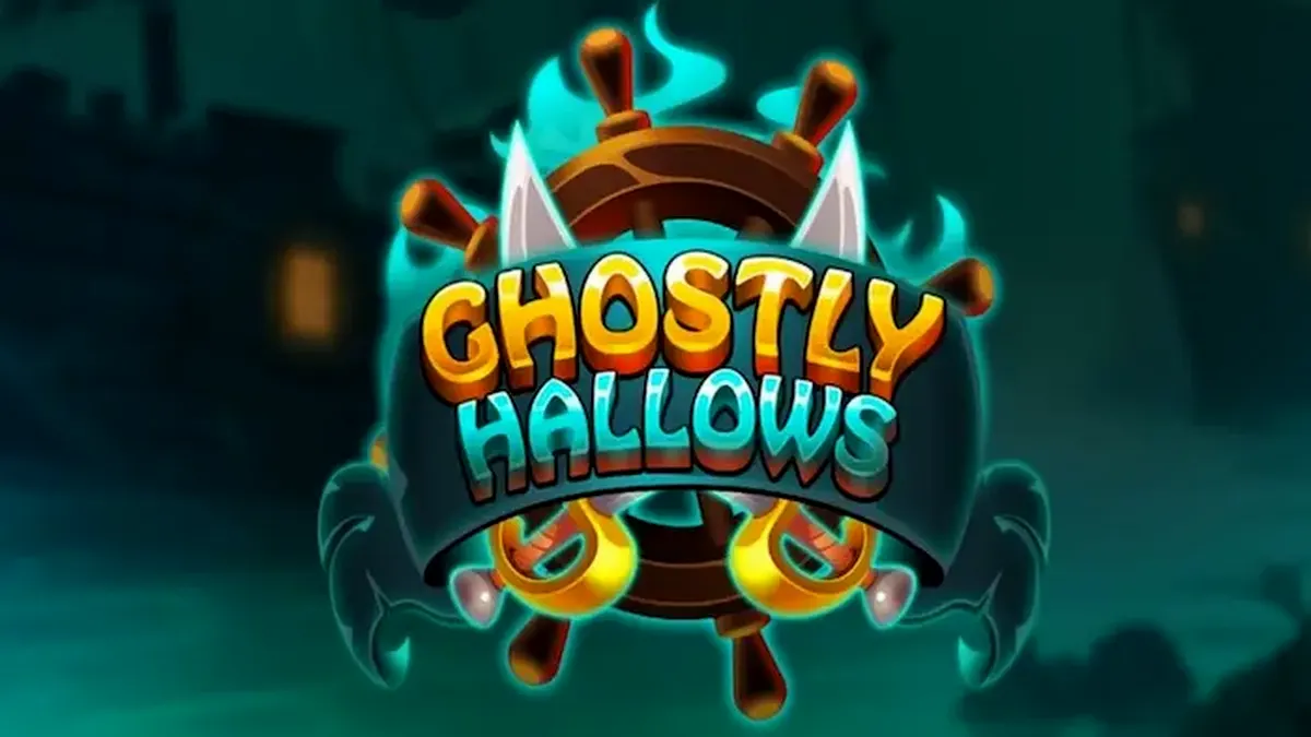 Ghostly Hallows slot dengan latar belakang kapal hantu dan simbol bajak laut